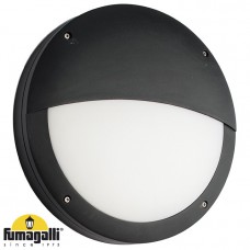 Φωτιστικό Απλίκα 1xE27 Ρητίνης Μαύρο IP66 Fumagalli Lucia